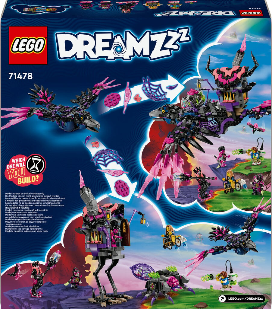 71478 LEGO® Dreamzzz The Never Witch Midnight Blackbird hinta ja tiedot | LEGOT ja rakennuslelut | hobbyhall.fi