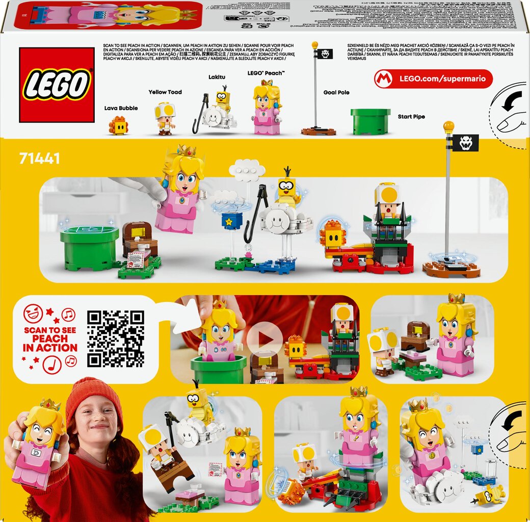 71441 LEGO® Super Mario Adventure interaktiivisella seikkailulla LEGO® Peach™ hinta ja tiedot | LEGOT ja rakennuslelut | hobbyhall.fi