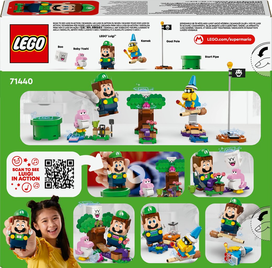 71440 LEGO® Super Mario Adventure interaktiivisen LEGO® Luigin™ kanssa hinta ja tiedot | LEGOT ja rakennuslelut | hobbyhall.fi