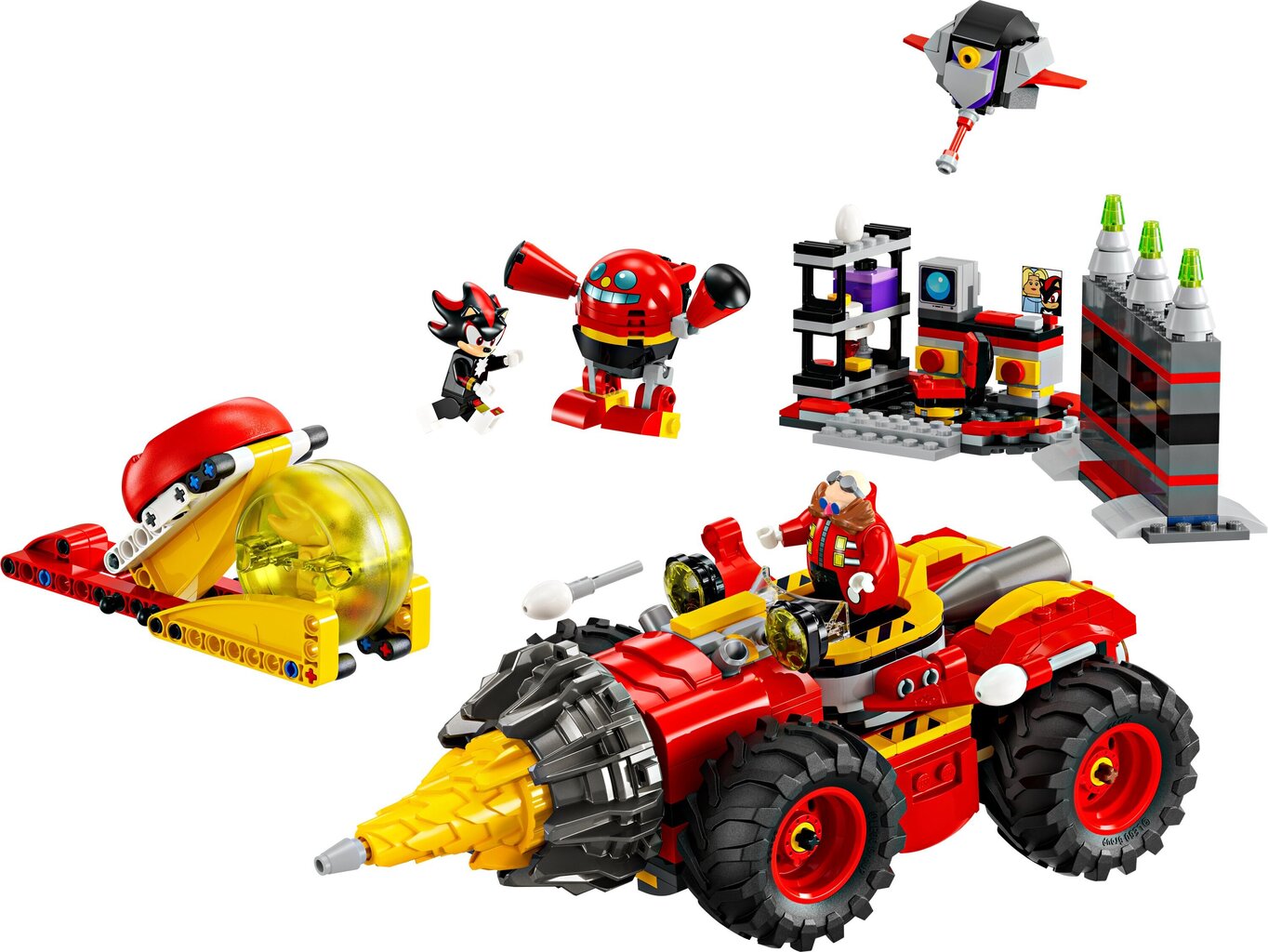 76999 LEGO® Sonic the Hedgehog Super Sonic vs Egg Driller hinta ja tiedot | LEGOT ja rakennuslelut | hobbyhall.fi