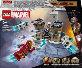 76288 LEGO® Marvel Iron Man ja Iron Legion vs. Hydra Warrior hinta ja tiedot | LEGOT ja rakennuslelut | hobbyhall.fi