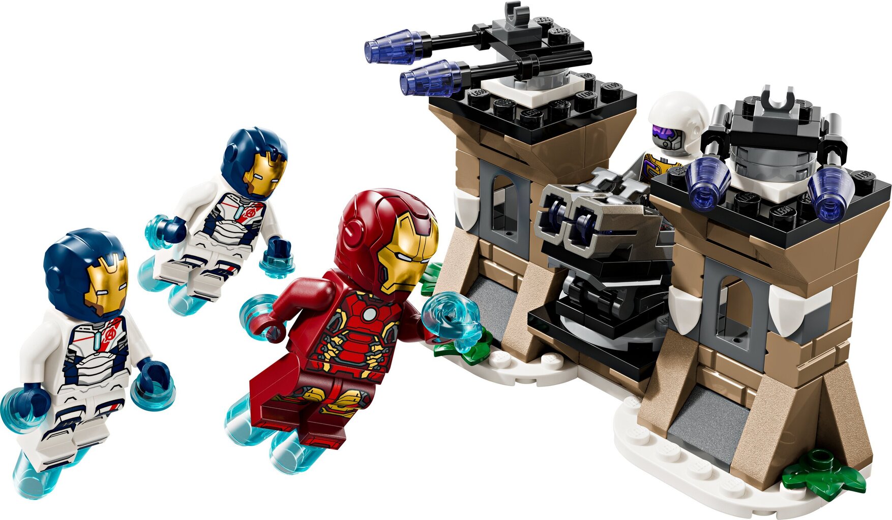 76288 LEGO® Marvel Iron Man ja Iron Legion vs. Hydra Warrior hinta ja tiedot | LEGOT ja rakennuslelut | hobbyhall.fi