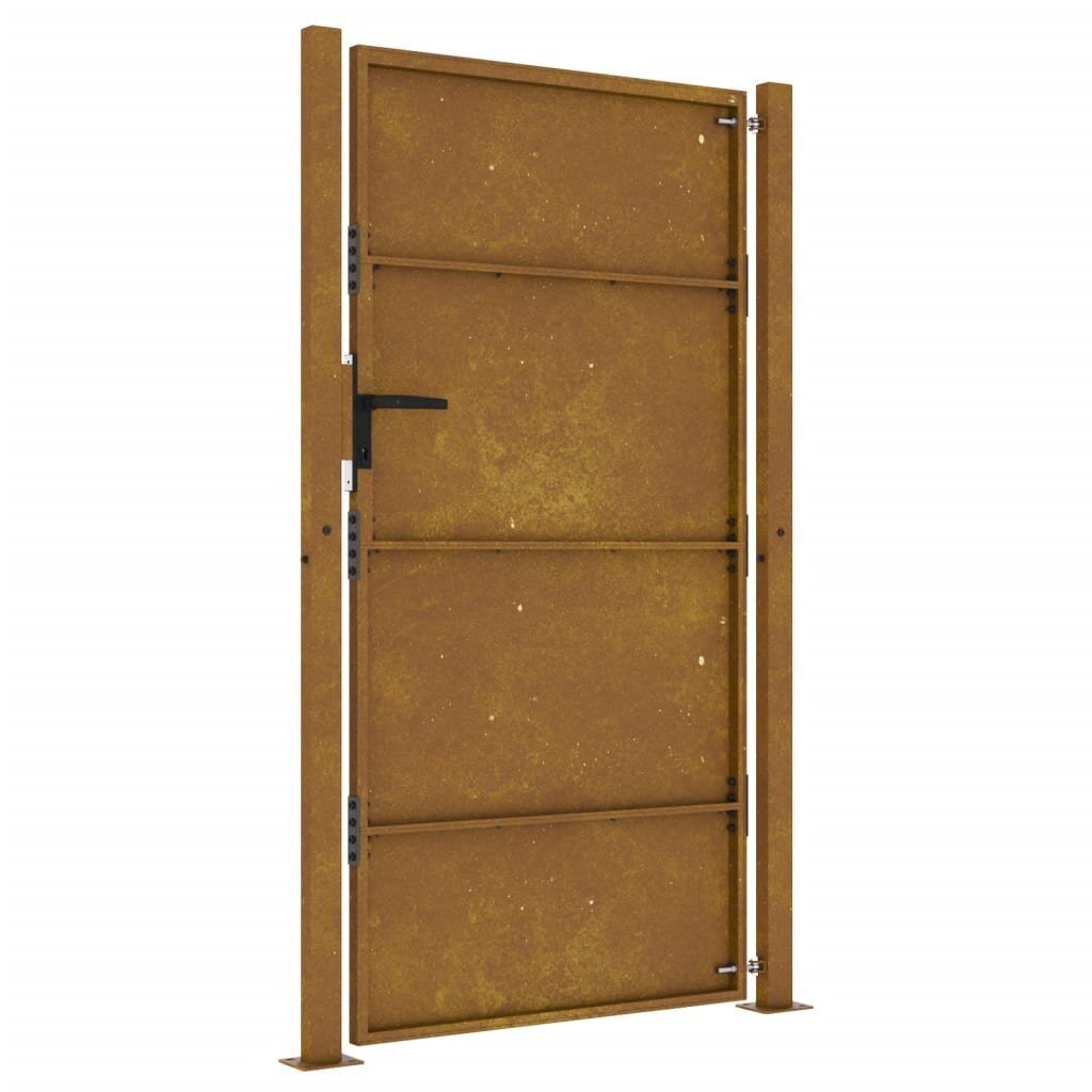 vidaXL Puutarhaportti 105x205 cm corten teräs hinta ja tiedot | Aidat ja tarvikkeet | hobbyhall.fi