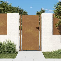 vidaXL Puutarhaportti 105x205 cm corten teräs hinta ja tiedot | Aidat ja tarvikkeet | hobbyhall.fi