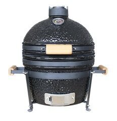 Grilli Kamado Euroliux E-16M BBQ, 45x48x49 cm, vihreä hinta ja tiedot | Grillit | hobbyhall.fi