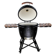 Grilli Kamado Euroliux AU-23.5 BBQ, 136x80x124 cm, musta hinta ja tiedot | Grillit | hobbyhall.fi