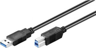 EDM, USB-A/USB-B, 1,8 m hinta ja tiedot | Kaapelit ja adapterit | hobbyhall.fi