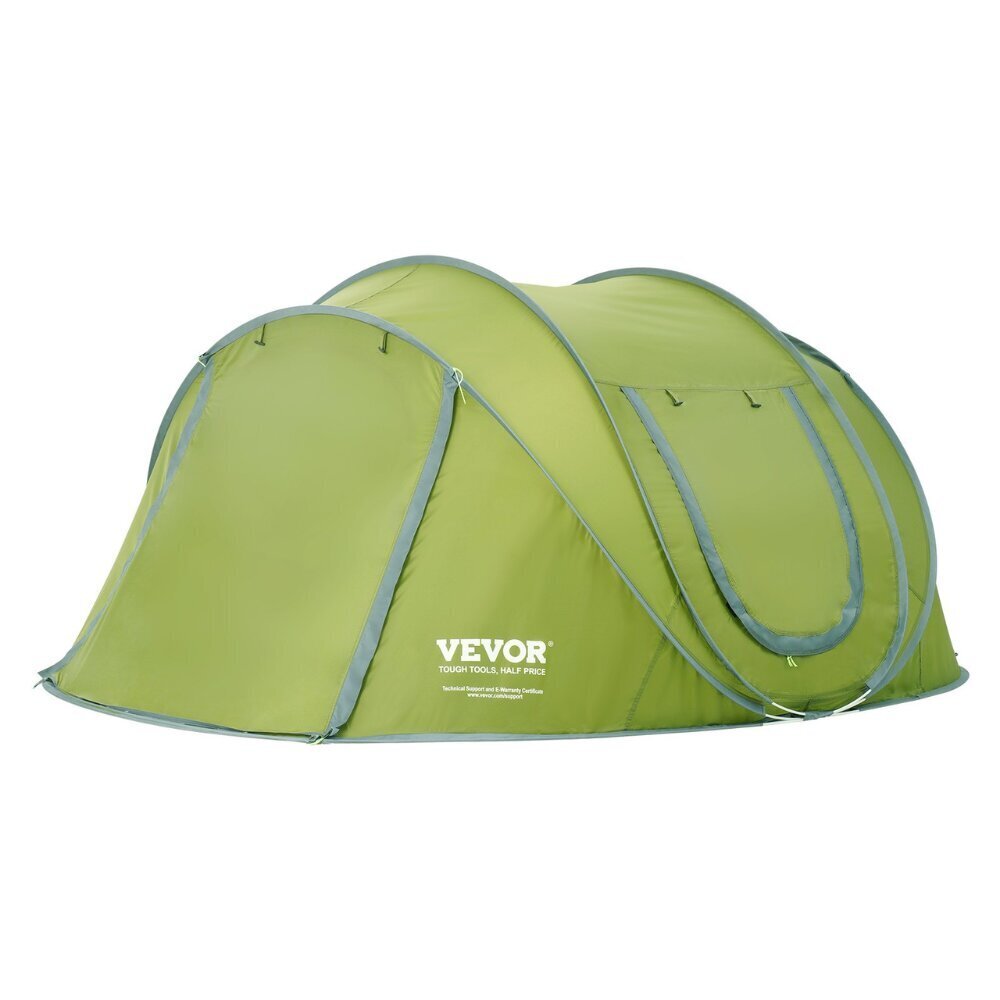 4-hengen teltta Vevor, 280x202x131 cm, vihreä hinta ja tiedot | Teltat | hobbyhall.fi