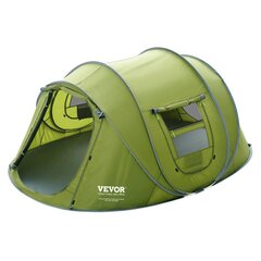 4-hengen teltta Vevor, 280x202x131 cm, vihreä hinta ja tiedot | Teltat | hobbyhall.fi