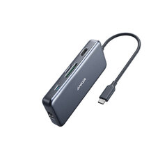 Sovitin ANKER A8352 7in1 Type-C Sisään 2USB3.0 HDMI PD SD 1000mbps för HUAWEI Mate40/P50 Samsung S20 hinta ja tiedot | Adapterit | hobbyhall.fi