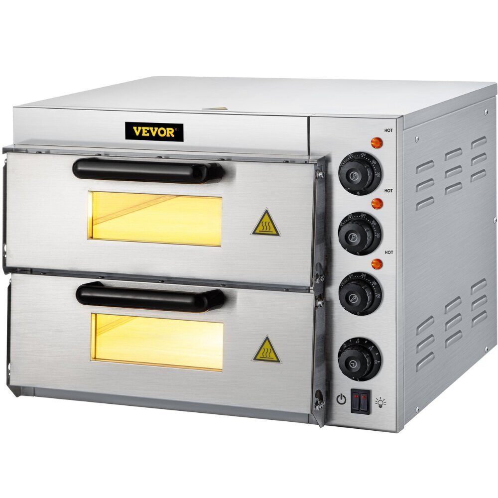 Vevor Ammattimainen Sähköliesi Pizzaa varten, 3000W, 220/240V hinta ja tiedot | Erillisuunit | hobbyhall.fi