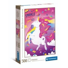 Clementoni Puzzles High Quality Collection Unicorn 500 kpl. hinta ja tiedot | Palapelit | hobbyhall.fi