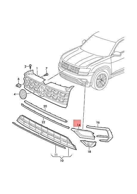 VW Transporter Multivan Caddy-kiskon leikkuukiinnike 7H0843514 7H0843514 50kpl hinta ja tiedot | Lisätarvikkeet autoiluun | hobbyhall.fi