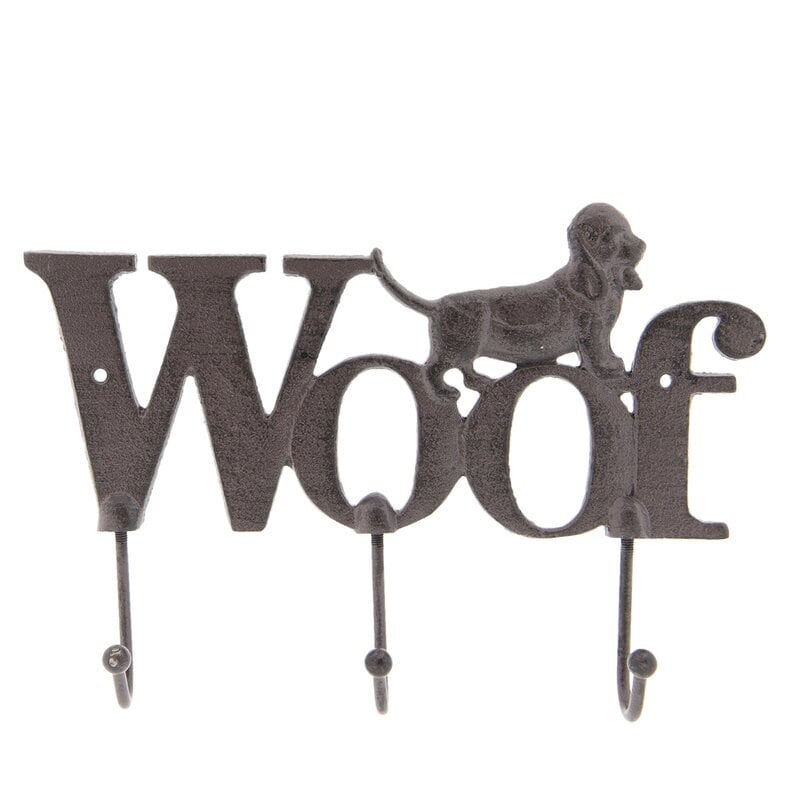 Ripustin "Woof", 18x26 cm hinta ja tiedot | Naulakot | hobbyhall.fi