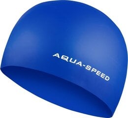 Uimalakki Aqua Speed Racing Cap 3D, sininen hinta ja tiedot | Uimalakit | hobbyhall.fi