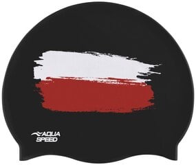 Uimalakki Aqua Speed Poland, musta hinta ja tiedot | Uimalakit | hobbyhall.fi