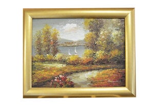 Maalaus, käsintehty 49x2x38,5 cm hinta ja tiedot | Taulut | hobbyhall.fi