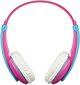 langattomat on-ear kuulokkeet lapsille JVC HA-KD9BT, vaaleanpunainen/sininen hinta ja tiedot | Kuulokkeet | hobbyhall.fi