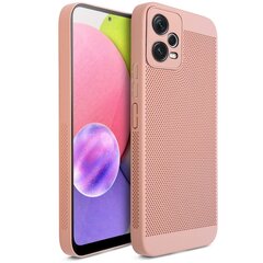 Moozy suojakuori Xiaomi Redmi Note 12 5G kotelo tuuletuskuviolla VentiGuard Case, vaaleanpunainen hinta ja tiedot | Puhelimen kuoret ja kotelot | hobbyhall.fi