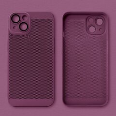 Moozy suojakuori iPhone 13, iPhone 14 kotelo tuuletuskuviolla VentiGuard Case, violetti hinta ja tiedot | Puhelimen kuoret ja kotelot | hobbyhall.fi