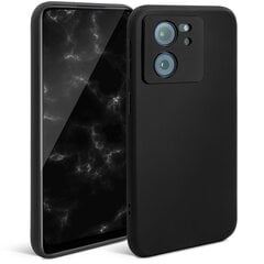 Moozy Minimalist suojakuori Xiaomi 13T, Xiaomi 13T Pro matta silikonikotelo, Musta hinta ja tiedot | Puhelimen kuoret ja kotelot | hobbyhall.fi