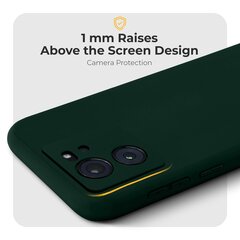 Moozy Minimalist suojakuori Xiaomi 13T, Xiaomi 13T Pro matta silikonikotelo, Tummanvihreä hinta ja tiedot | Puhelimen kuoret ja kotelot | hobbyhall.fi