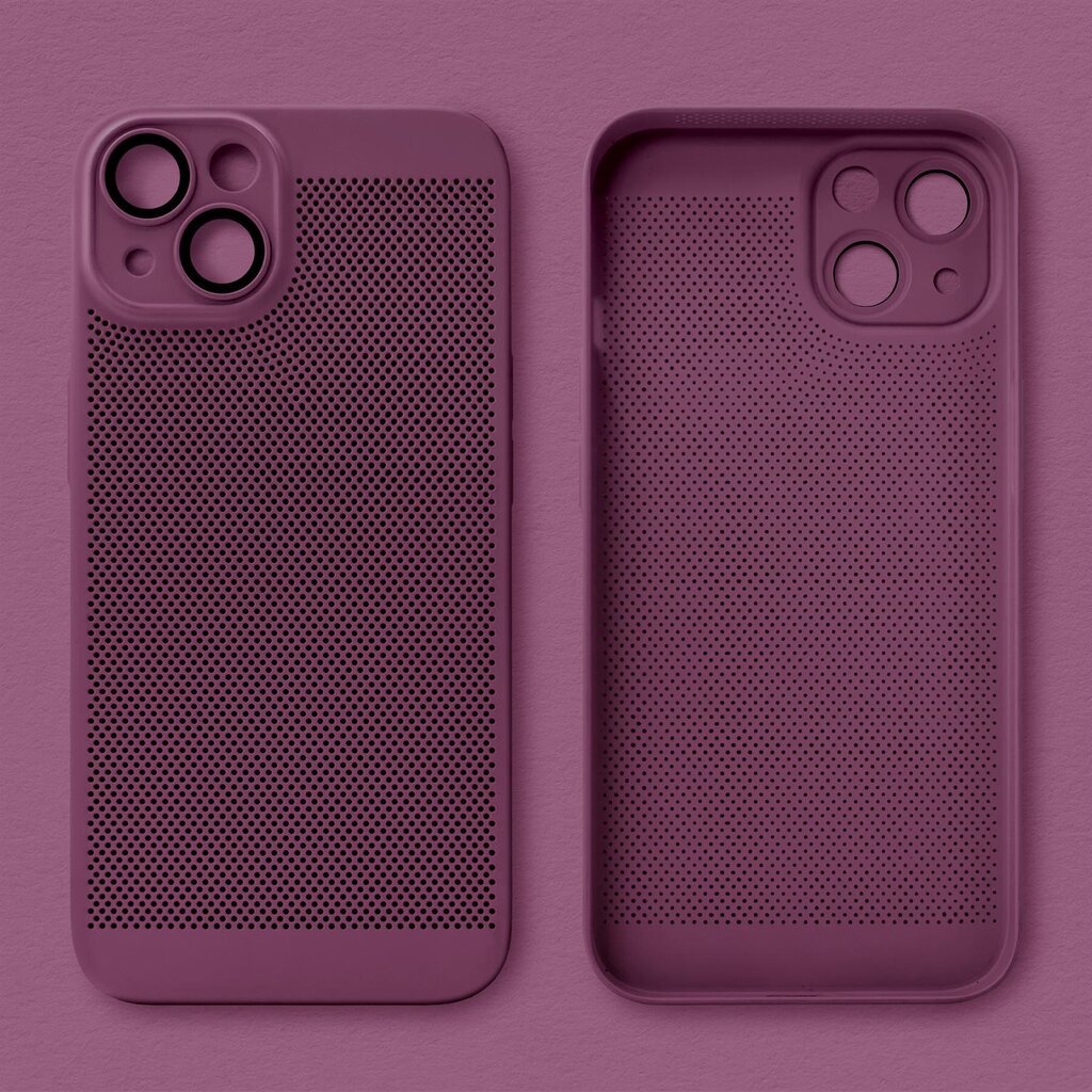 Moozy suojakuori iPhone 15 kotelo tuuletuskuviolla VentiGuard Case, violetti hinta ja tiedot | Puhelimen kuoret ja kotelot | hobbyhall.fi