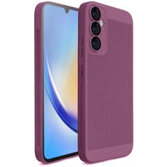 Moozy suojakuori Samsung Galaxy A34 5G kotelo tuuletuskuviolla VentiGuard Case, violetti hinta ja tiedot | Puhelimen kuoret ja kotelot | hobbyhall.fi