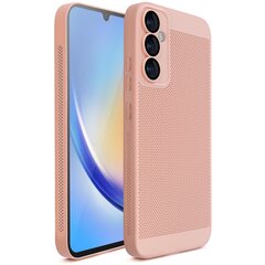 Moozy suojakuori Samsung Galaxy A34 5G kotelo tuuletuskuviolla VentiGuard Case, vaaleanpunainen hinta ja tiedot | Puhelimen kuoret ja kotelot | hobbyhall.fi