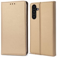 Moozy Samsung Galaxy A54 5G puhelinkotelo korttitelineellä ja telinetoiminnolla, Kultaväri hinta ja tiedot | Puhelimen kuoret ja kotelot | hobbyhall.fi