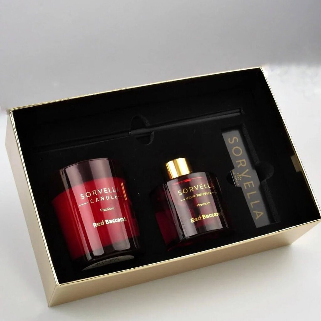 Huonetuoksusetti Premium Sorvella Perfume Red Baccarat, 120 ml hinta ja tiedot | Huonetuoksut | hobbyhall.fi