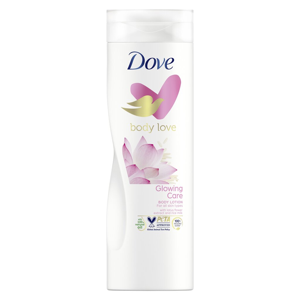 Vartalovoide Dove Glowing, 400 ml x 6 kpl. hinta ja tiedot | Vartalovoiteet ja -emulsiot | hobbyhall.fi