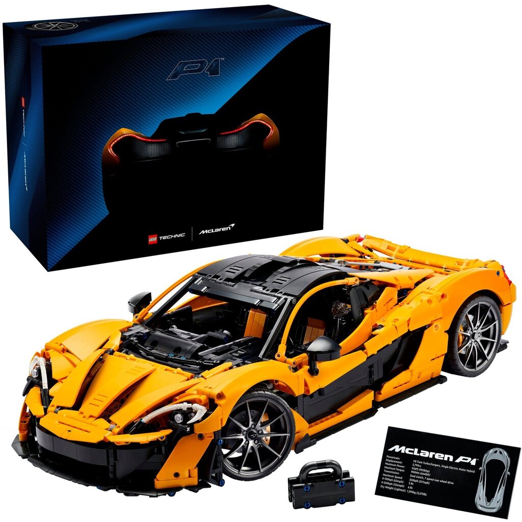 42172 LEGO® Technic Kilpa-auto McLaren P1, 3893 hinta ja tiedot | LEGOT ja rakennuslelut | hobbyhall.fi