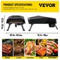 Vevor kaasupizza-uuni, 644,6x400x311 mm, 300°C hinta ja tiedot | Grillit | hobbyhall.fi