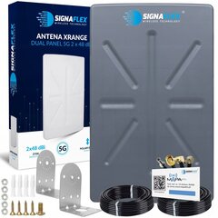 GSM-PANEELI DUAL 3G 4G LTE 96 dBi ANTENNI ROUTERILLE hinta ja tiedot | TV-antennit | hobbyhall.fi