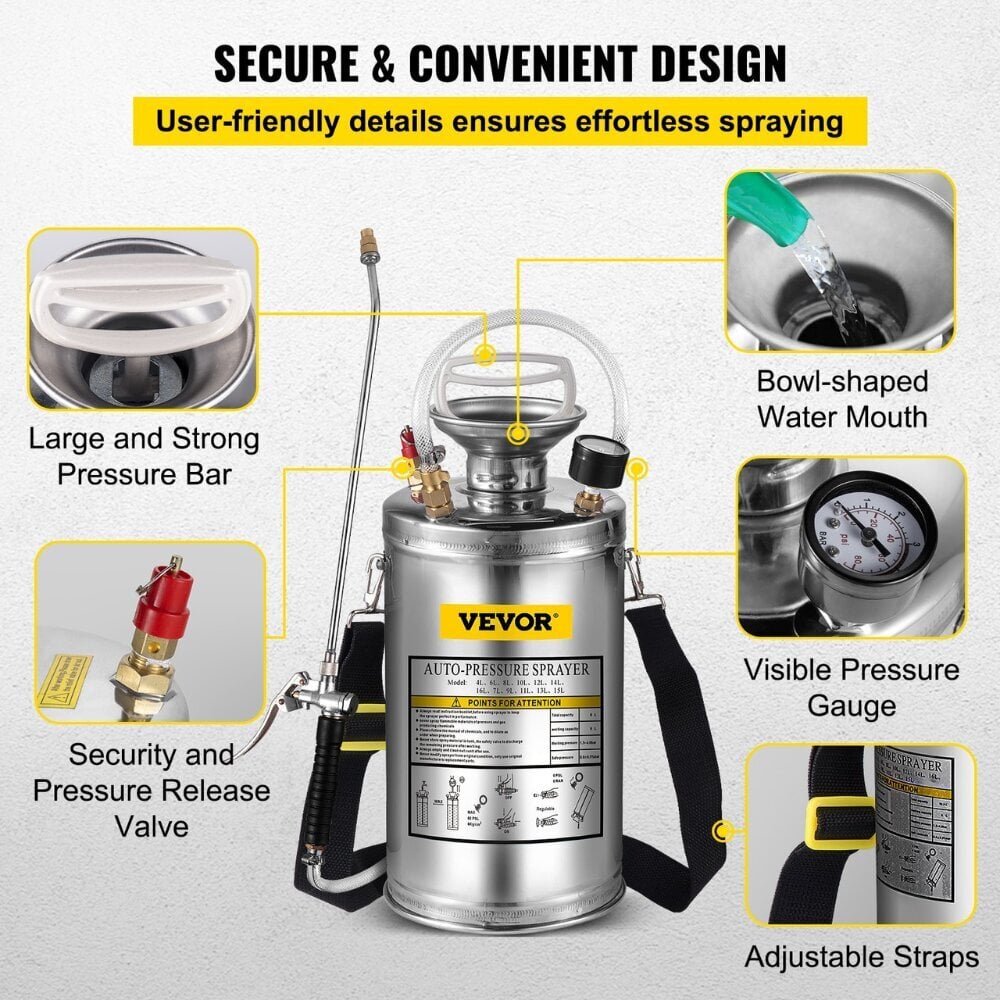 Vevor Kasvinsuojaselain, 6L hinta ja tiedot | Puutarhatyökalut | hobbyhall.fi