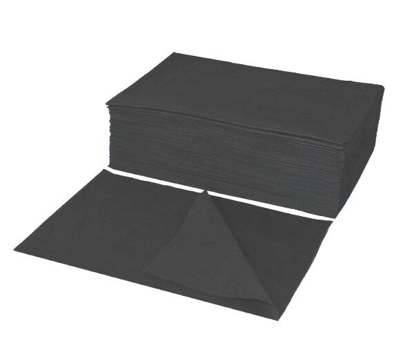 Kertakäyttöiset pyyhkeet Black 70x40cm, 100kpl. hinta ja tiedot | Hiusharjat, kammat ja sakset | hobbyhall.fi