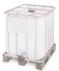 Säiliö IBC 1000l muovia, uusi muovitelineessä hinta ja tiedot | Säilöntä | hobbyhall.fi