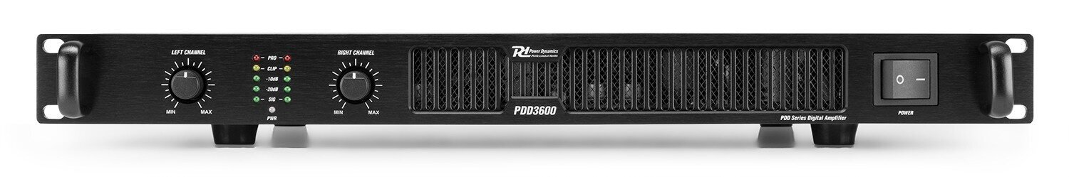 Power Dynamics PDD3600 Digital Amplifier Pro 2x 1800W hinta ja tiedot | Kaiuttimet ja soundbarit | hobbyhall.fi