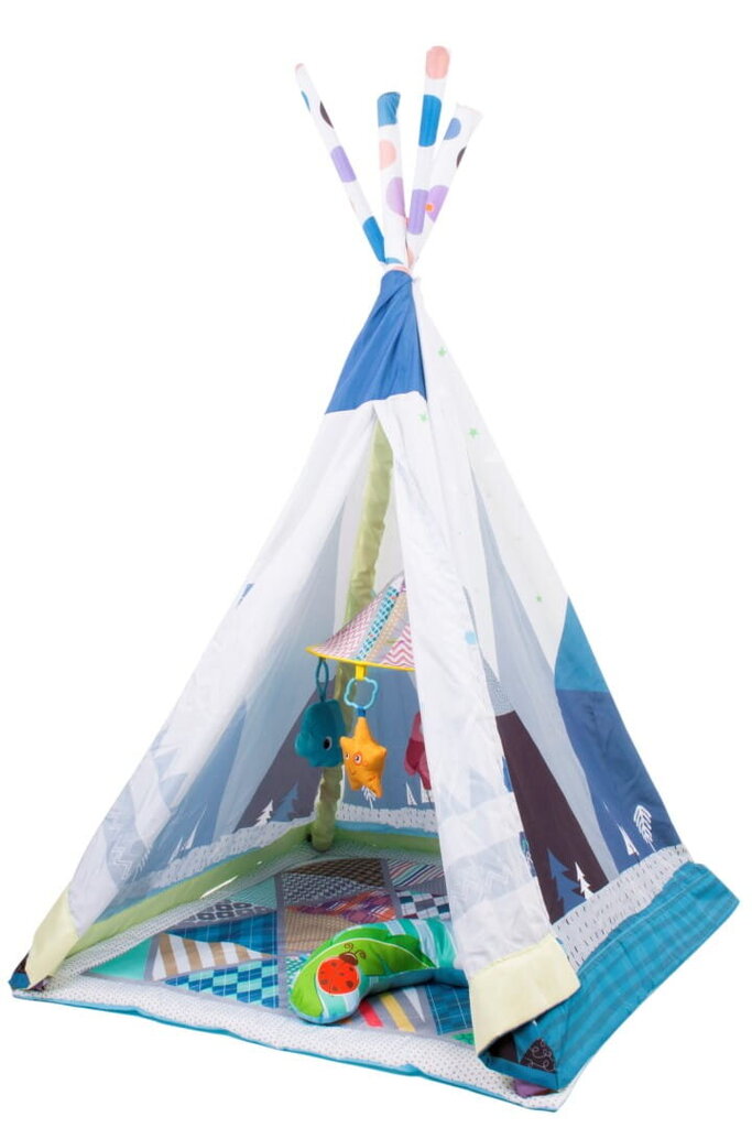 Interaktiivinen Opetusmatto Tipi-teltta 2w1 Sun Baby hinta ja tiedot | Leikkimatot | hobbyhall.fi