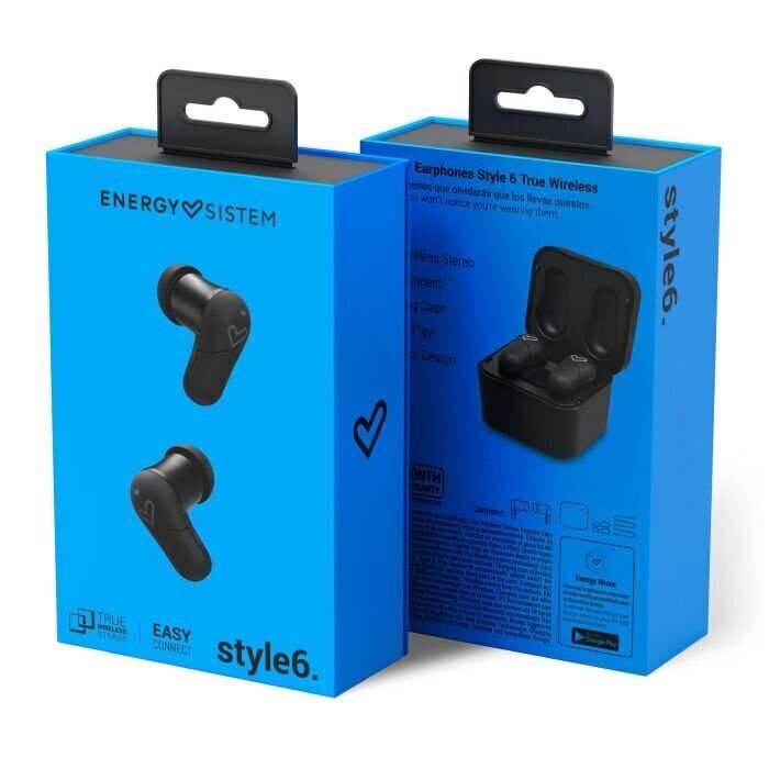 Energy Sistem Style 6 True Wireless hinta ja tiedot | Kuulokkeet | hobbyhall.fi