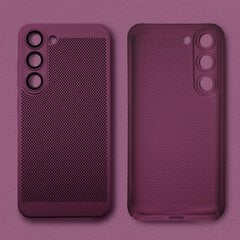 Moozy suojakuori Samsung Galaxy S23 kotelo tuuletuskuviolla VentiGuard Case, violetti hinta ja tiedot | Puhelimen kuoret ja kotelot | hobbyhall.fi