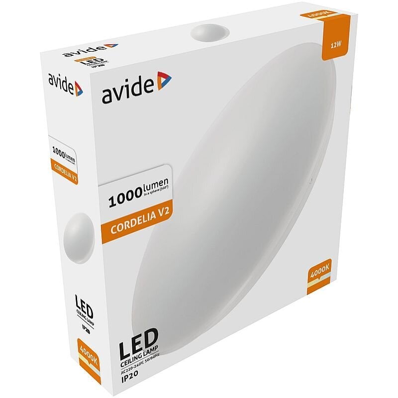 Avide LED kattovalaisin Cordelia 12W 4000K hinta ja tiedot | Kattovalaisimet | hobbyhall.fi