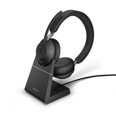 Jabra Evolve2 65 Stereo LINK380C -langaton headset + telakka, MS, 26599-999-889 hinta ja tiedot | Kuulokkeet | hobbyhall.fi