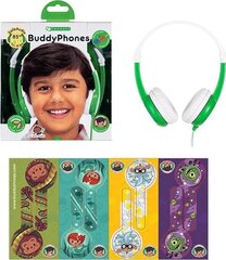 BuddyPhones 3+ Connect 85 Green hinta ja tiedot | BuddyPhones Tietokoneet ja pelaaminen | hobbyhall.fi