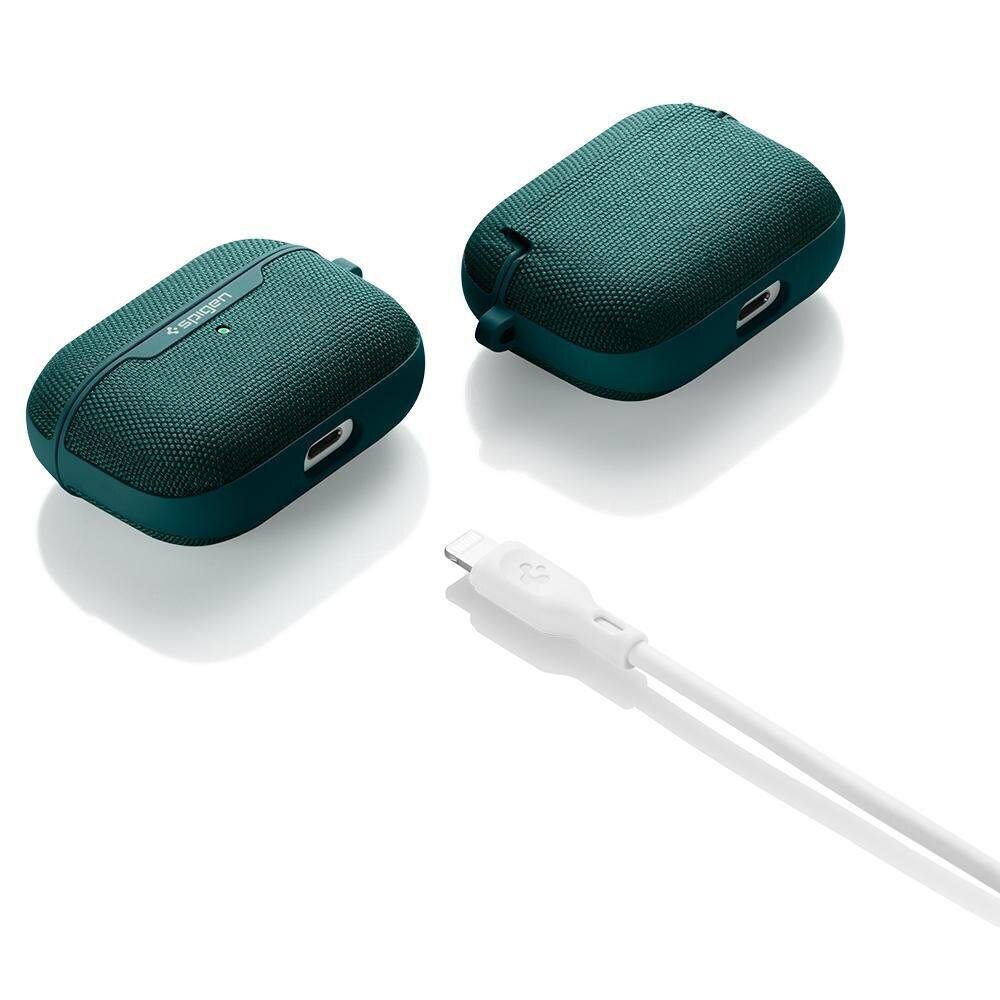 Spigen Urban Fit AirPods Green hinta ja tiedot | Kuulokkeiden tarvikkeet | hobbyhall.fi