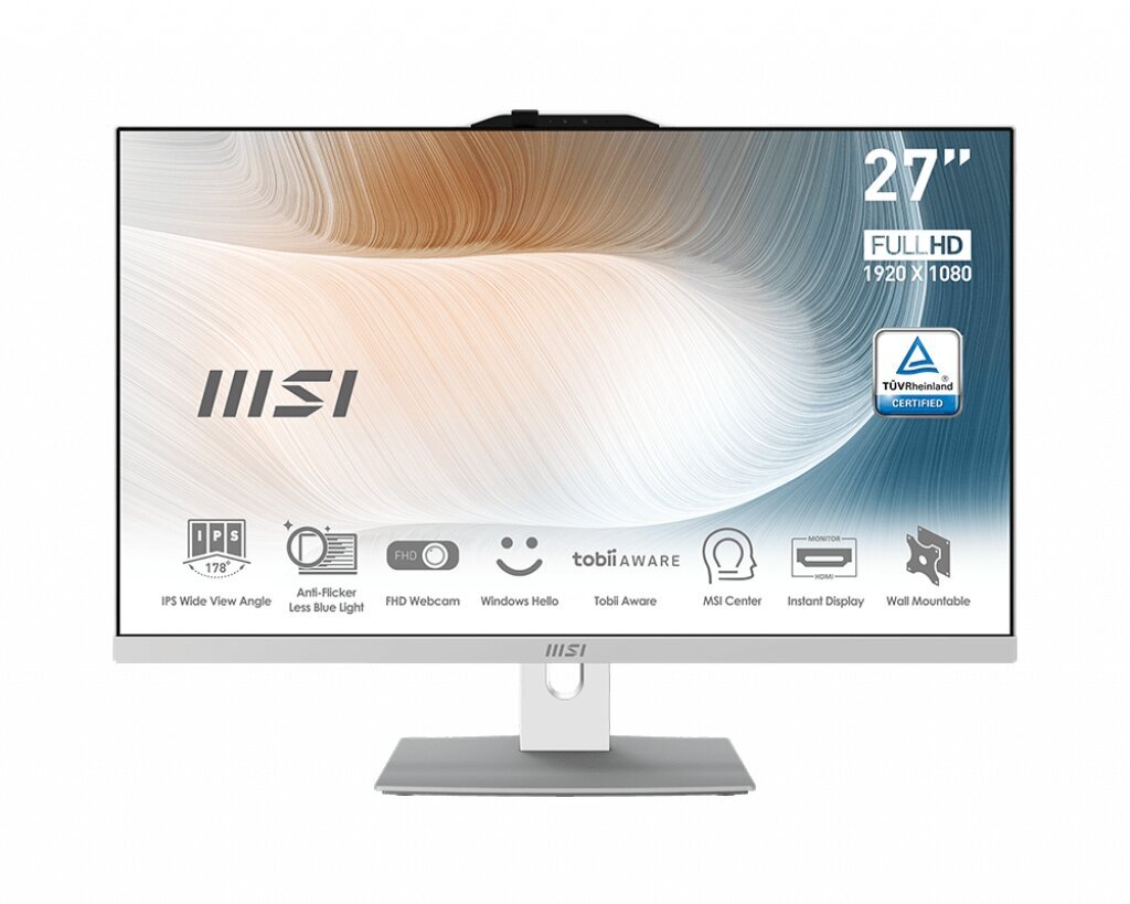 MSI All in One Modern AM272P 12M-628EU hinta ja tiedot | Pöytätietokoneet | hobbyhall.fi