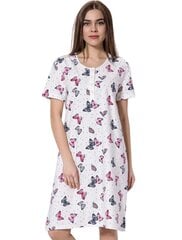 La Penna naisten yöpaita 587260 01, valkoinen/fuksia hinta ja tiedot | Yöasut ja pyjamat | hobbyhall.fi