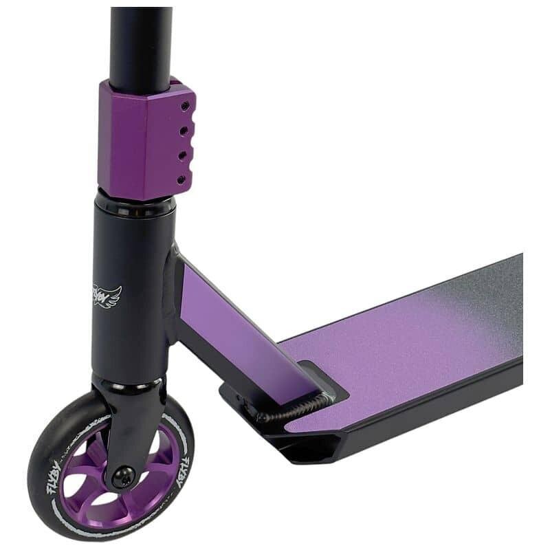 Stunt-skootteri FLYBY Air V2 Complete Pro Scooter musta/violetti hinta ja tiedot | Polkupyörät | hobbyhall.fi