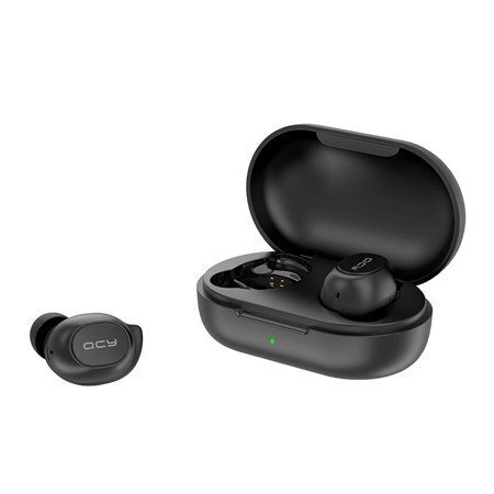 QCY T9 Airpods Bluetooth 5.0 langattomat kuulokkeet (MMEF2ZM / A) Musta IPX4 hinta ja tiedot | Kuulokkeet | hobbyhall.fi